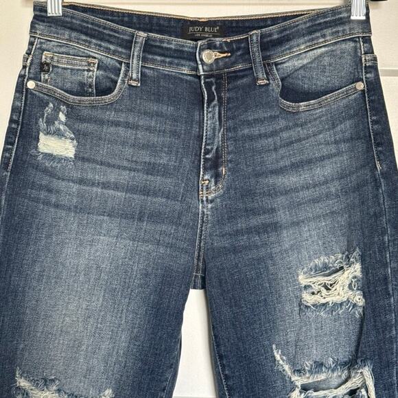 Judy Blue Skinny Fit Distressed Jeans Women's 9/29 JB82156MD - Picture 5 of 12